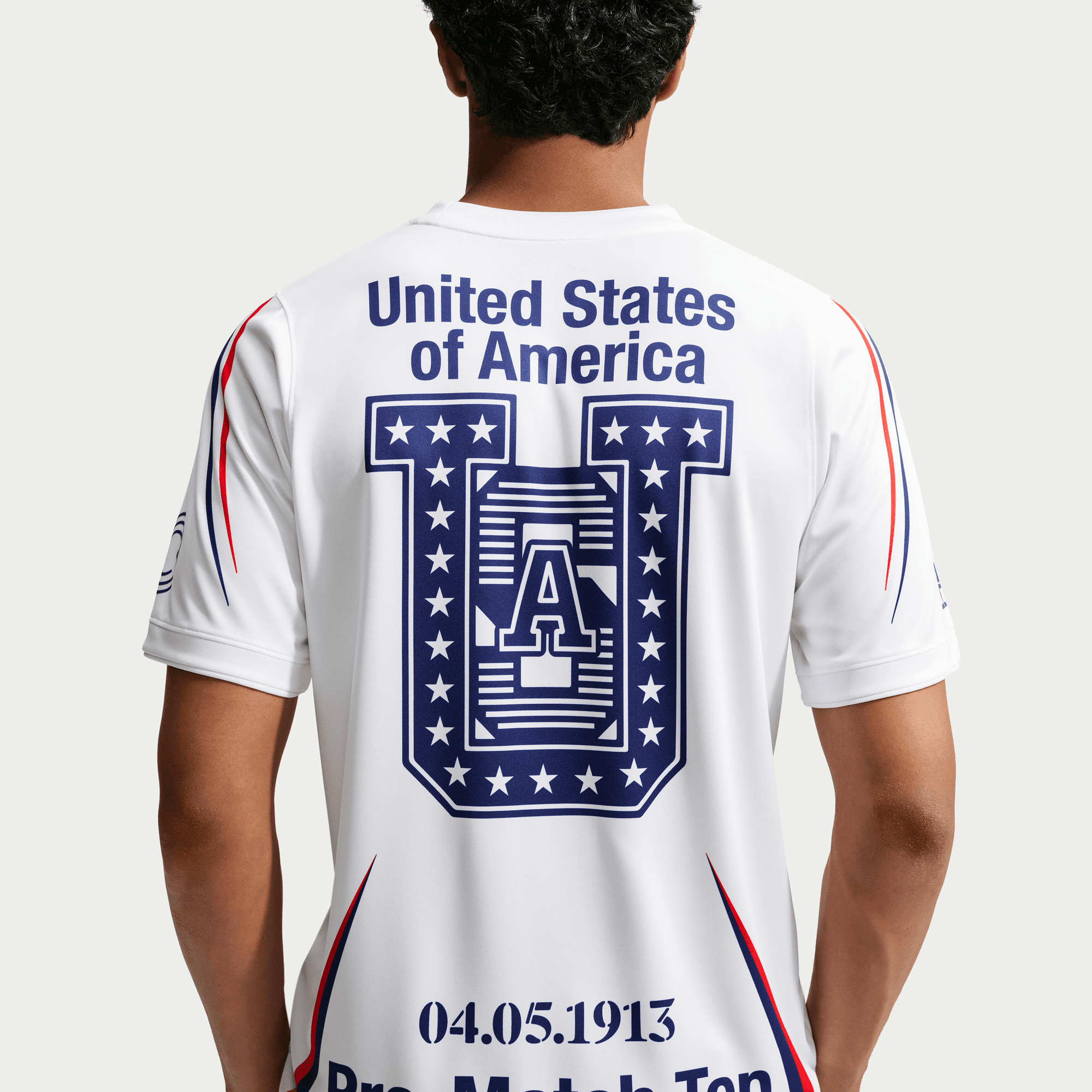 Nike USA X V.A.A. X NIKE "X2" PREMATCH JERSEY - WHITE / DEEP ROYAL BLUE