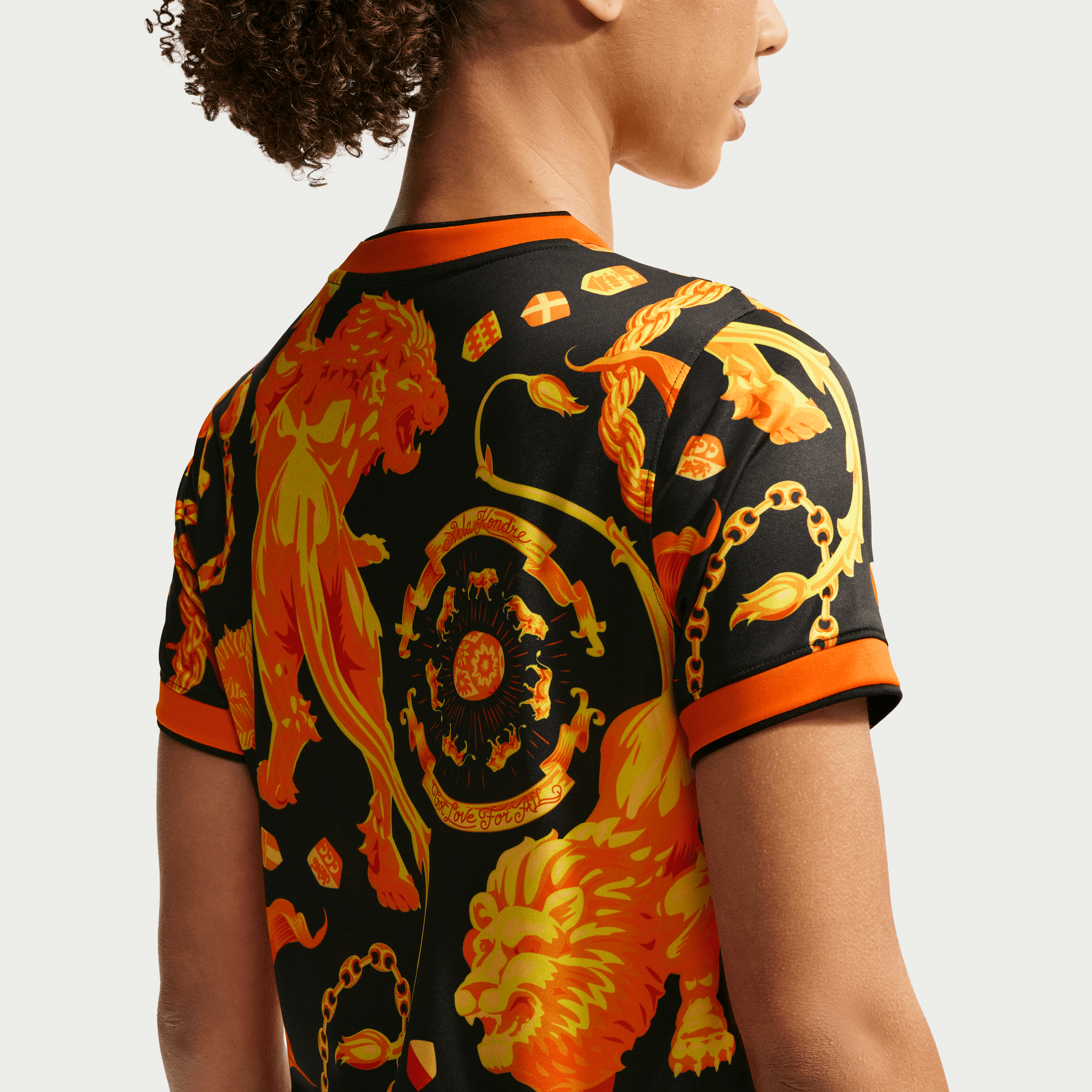 Nike NETHERLANDS X PATTA X NIKE "X2" WMNS PREMATCH JERSEY - BLACK / ORANGE