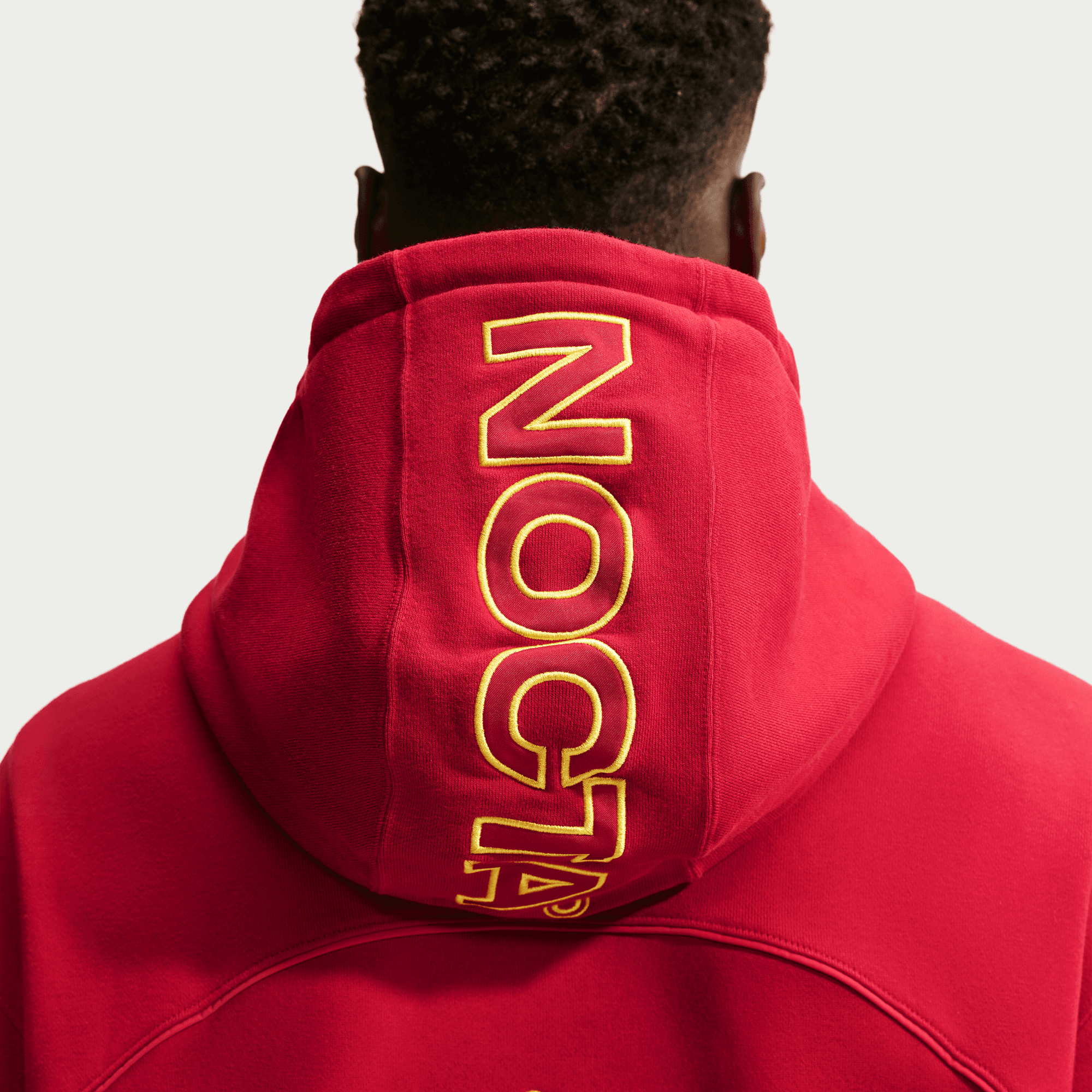 Nike CANADA X NOCTA X NIKE "X2" CS FLEECE HOODIE - GYM RED / BLACK