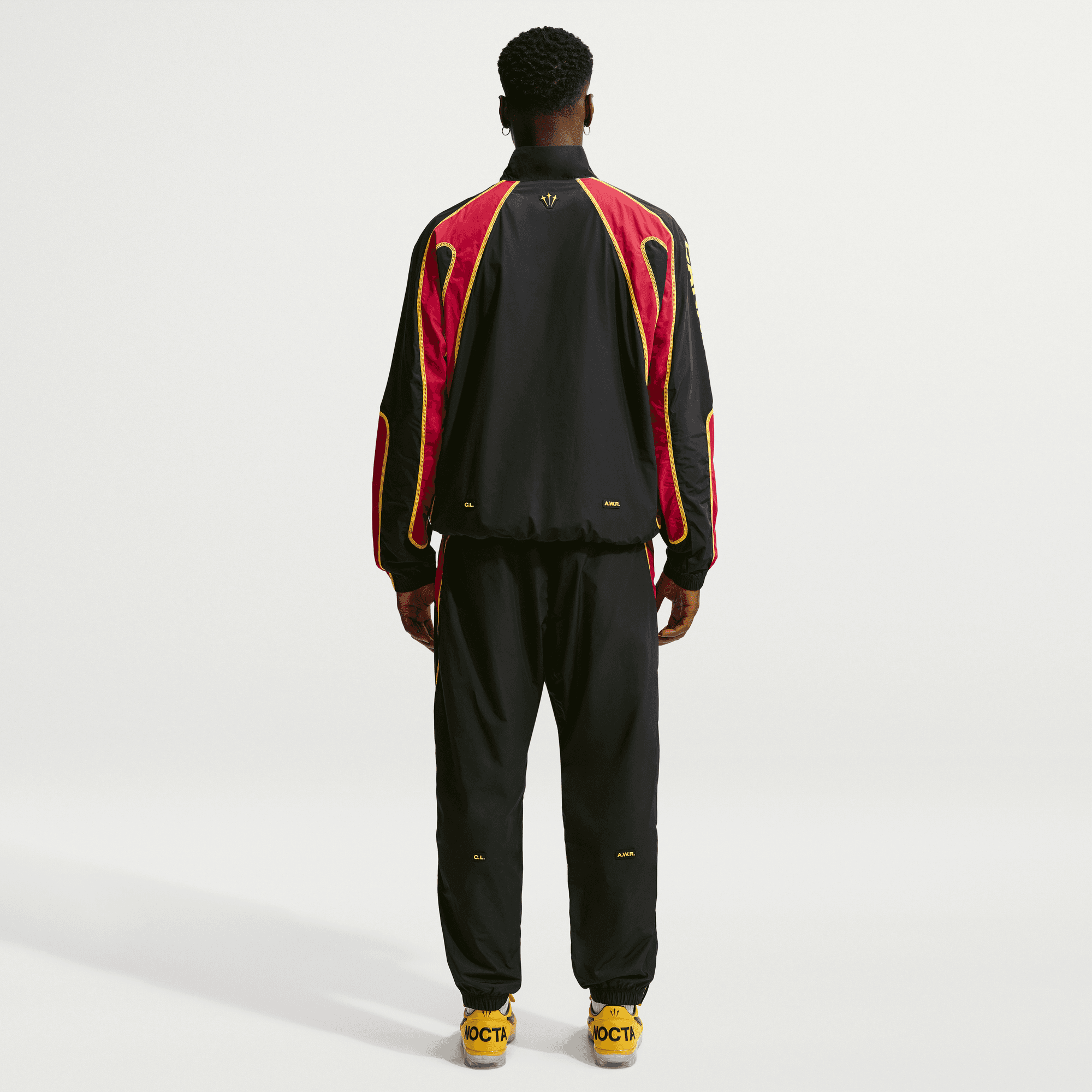 Nike CANADA X NOCTA X NIKE "X2" NORTHSTAR NYLON TRACK PANT - BLACK / GYM RED