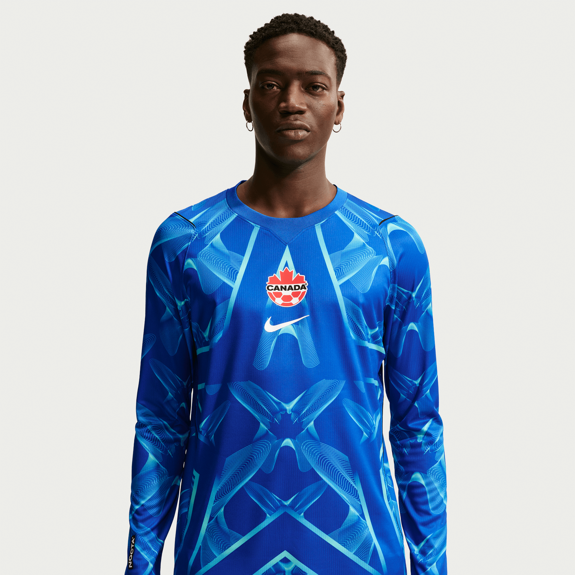 Nike CANADA X NOCTA X NIKE "X2" L/S GOALKEEPER JERSEY - LYON BLUE / WHITE