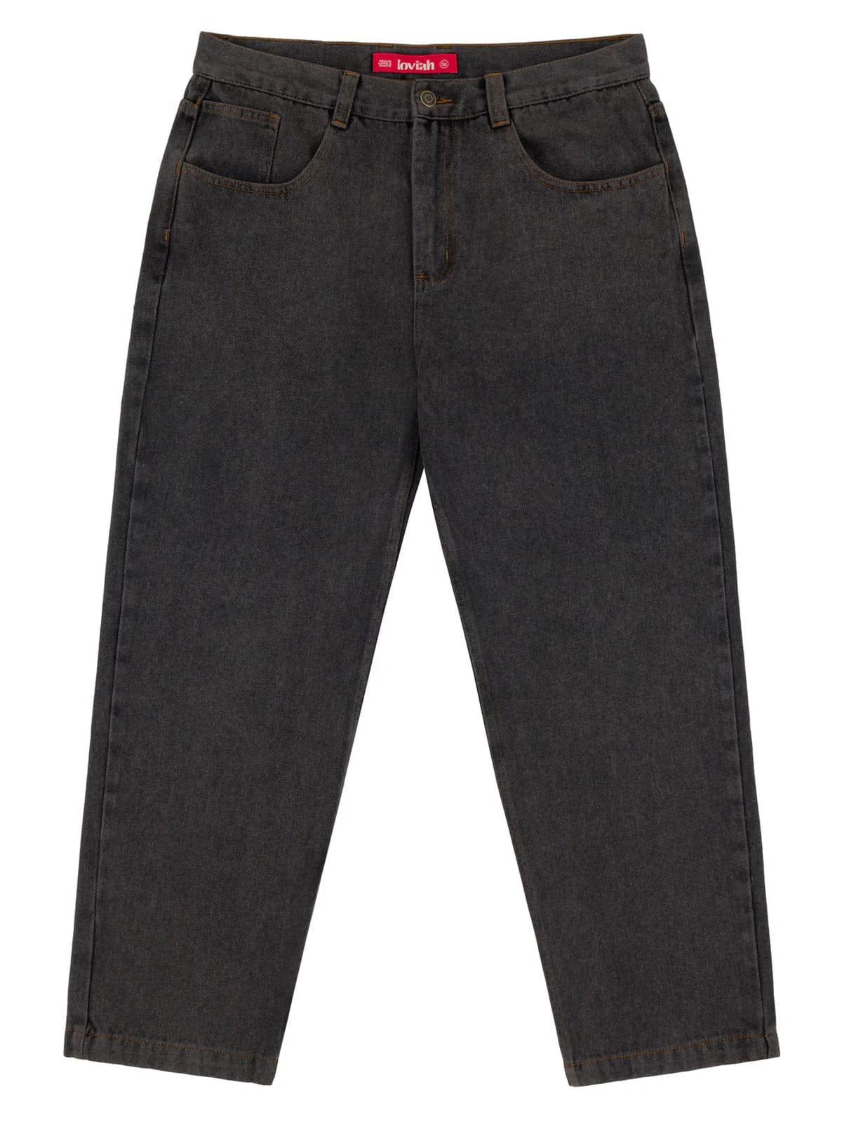 Loviah OG Baggy 5 Pocket Pants - Black Acid Wash