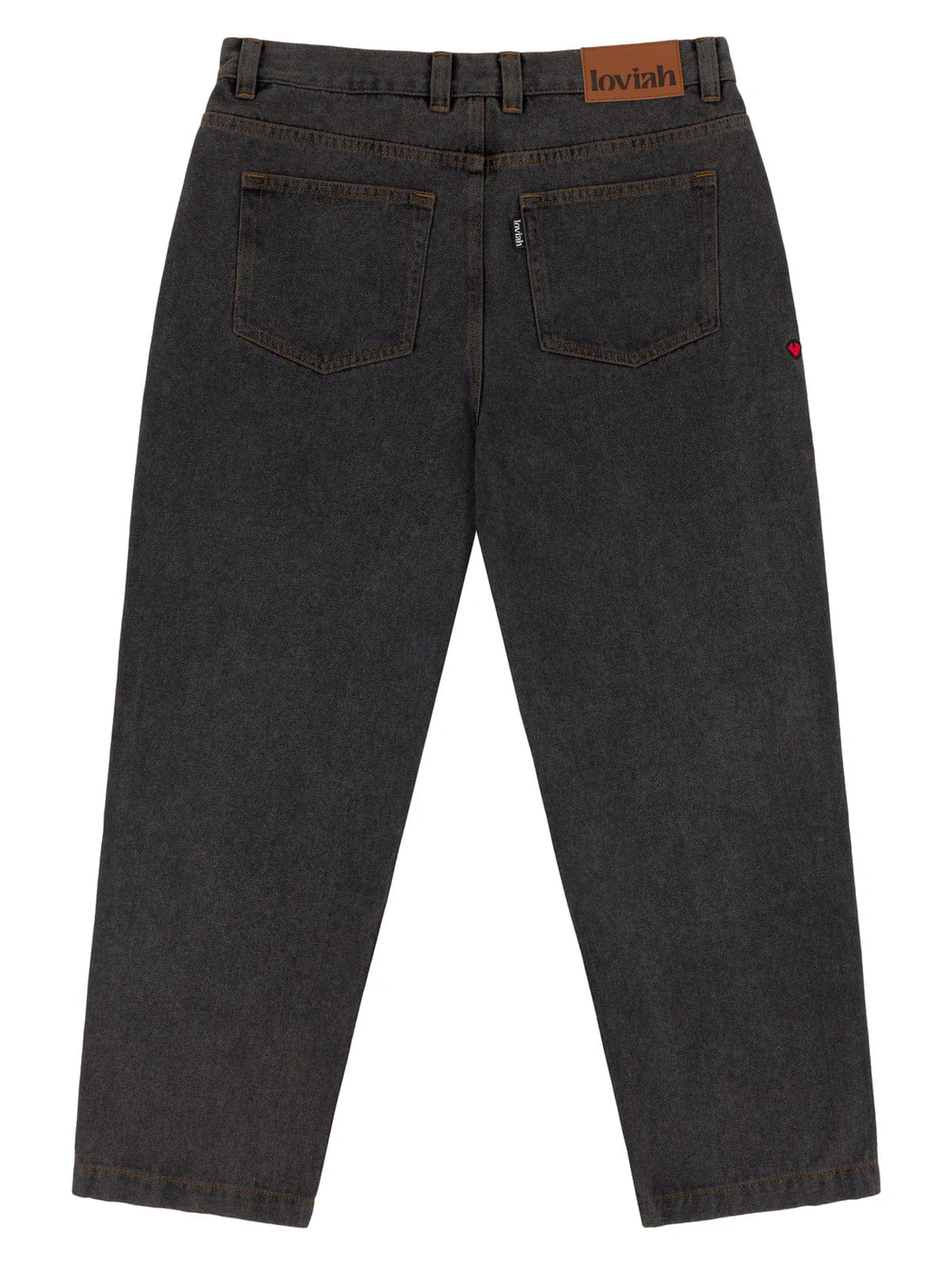 Loviah OG Baggy 5 Pocket Pants - Black Acid Wash