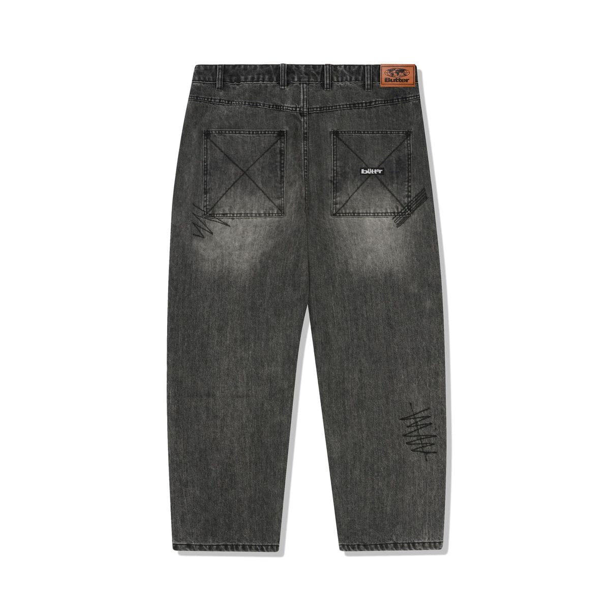 Butter Goods Stitch Denim Jeans - Black