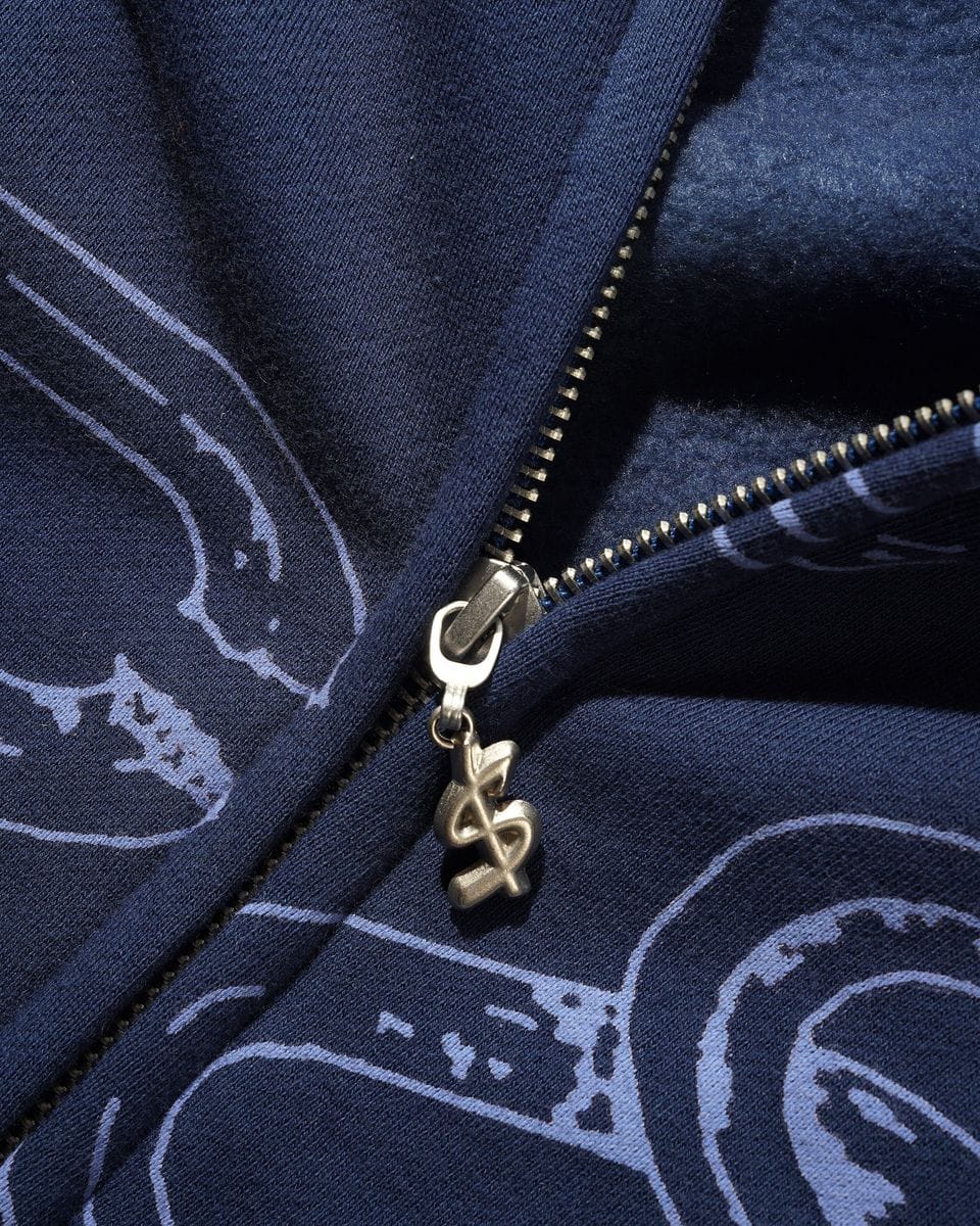 Cash Only Chain Zip-Thru Hoodie