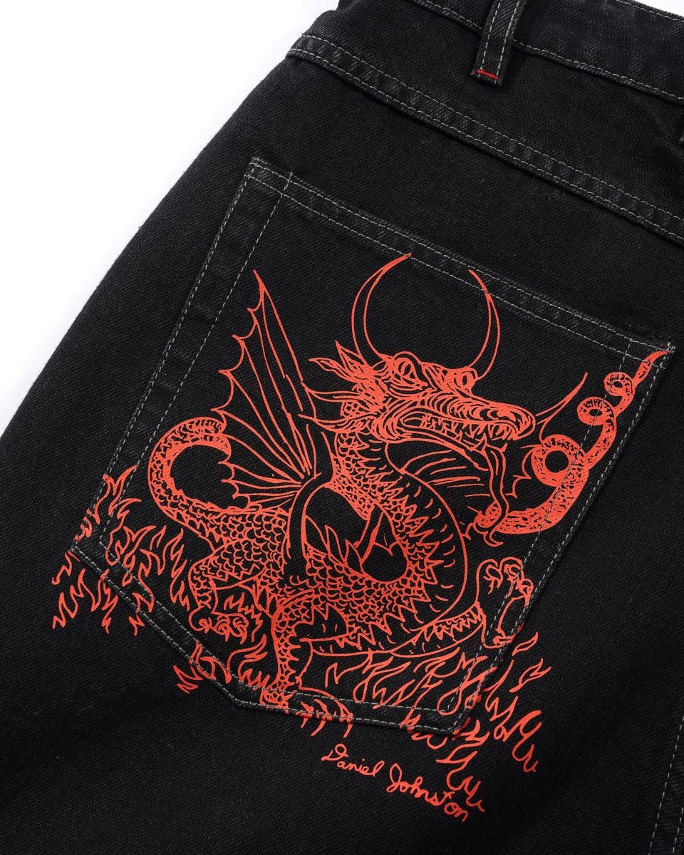 Butter Goods Dragon Denim Shorts