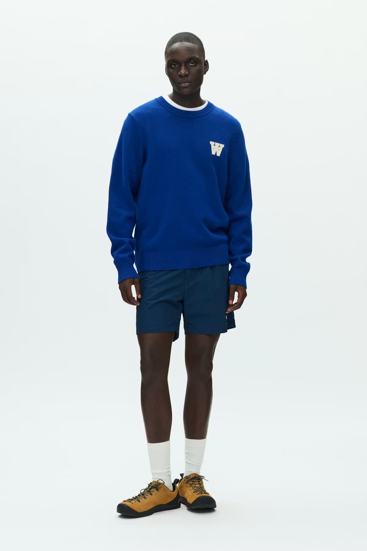 WoodWood WWTay Pullover – Navy Peony / Blue