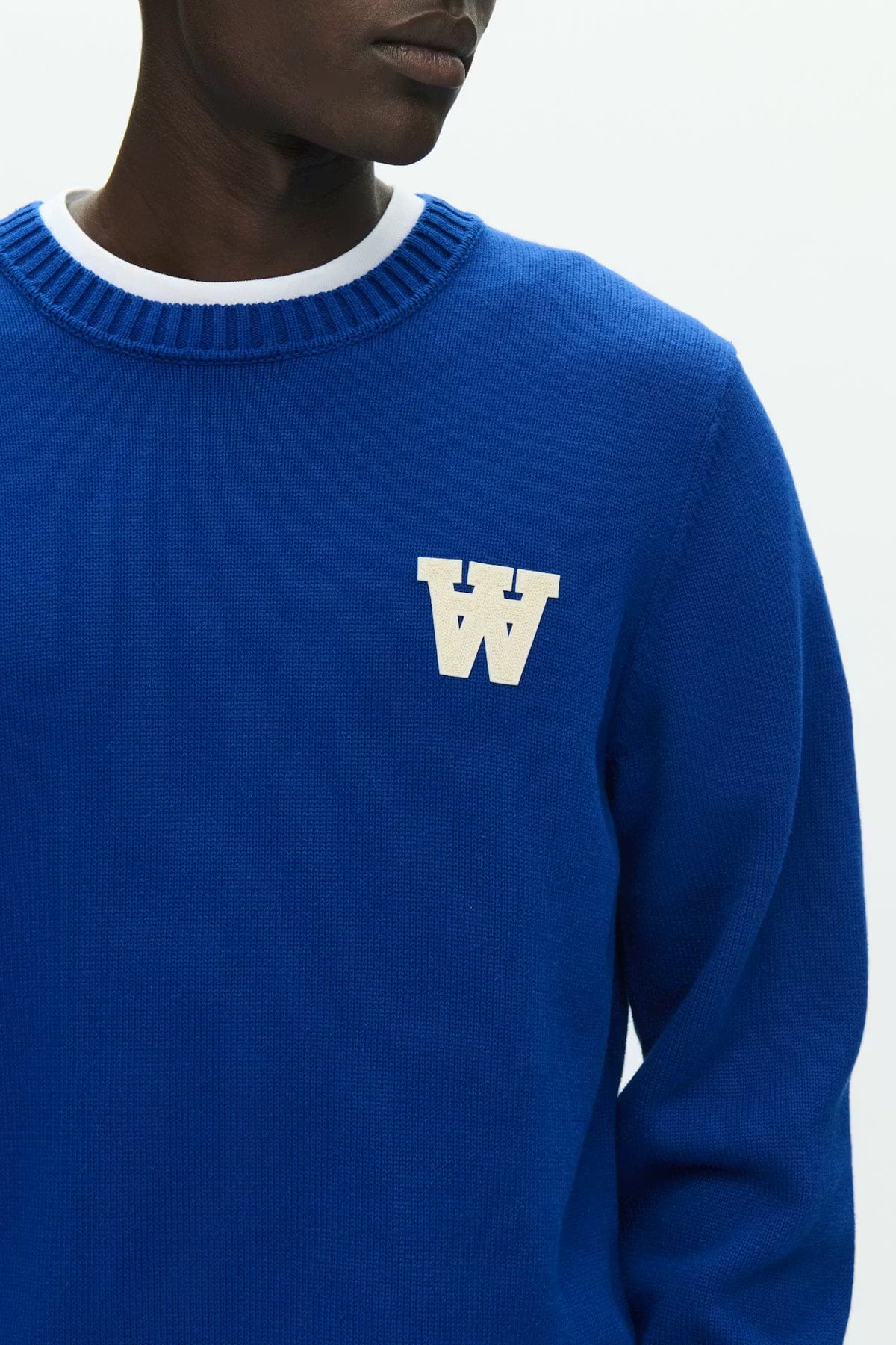 WoodWood WWTay Pullover – Navy Peony / Blue