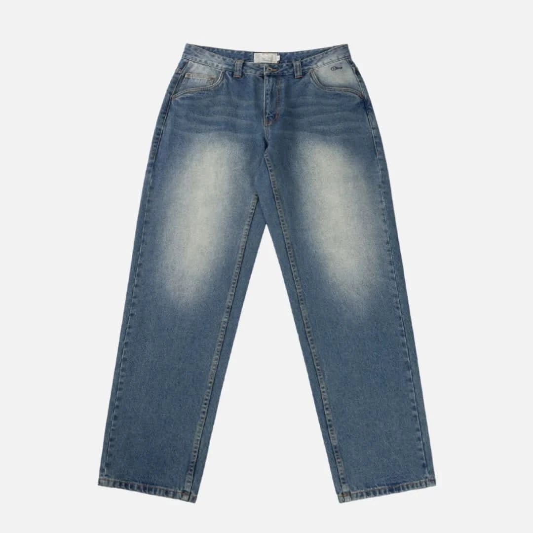 Dime MTL Relaxed Denim Pants – Sandblasted Indigo