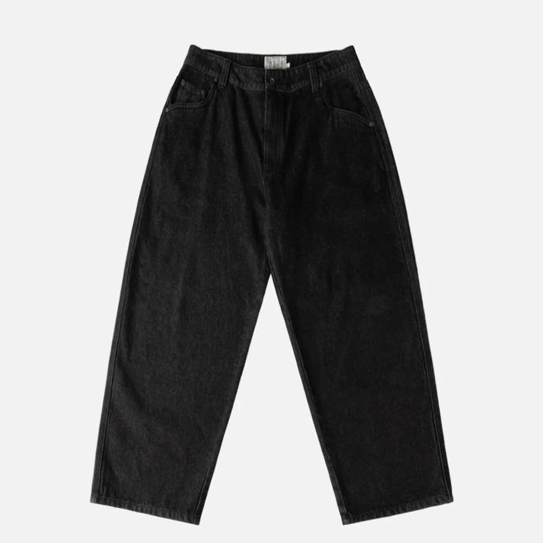 Dime MTL Baggy Denim Pants – Black Washed