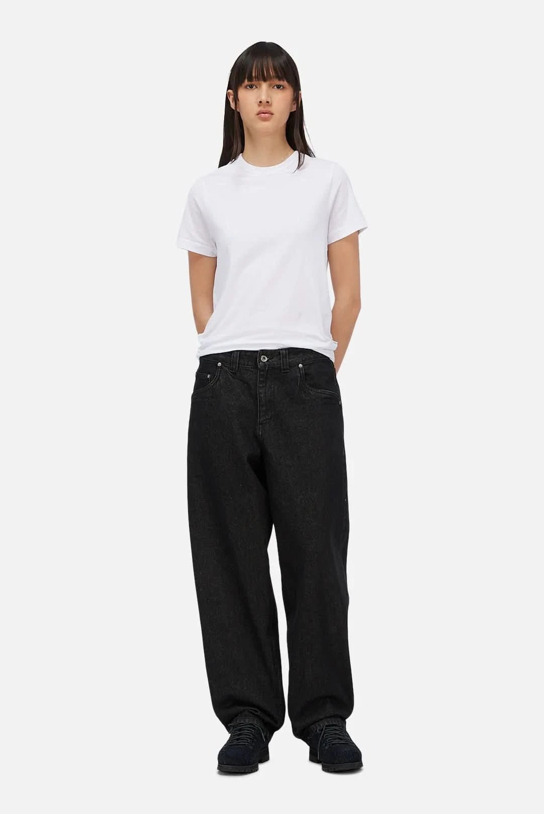 Dime MTL Baggy Denim Pants – Black Washed