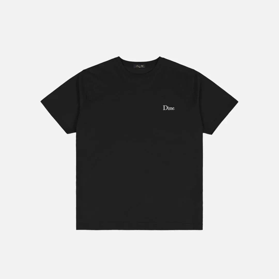 Dime MTL Classic Small Logo Tee – Black