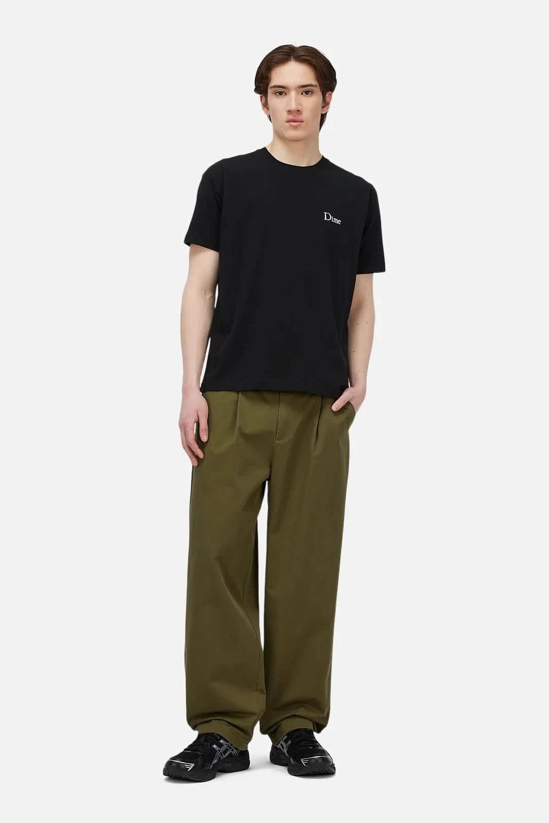 Dime MTL Classic Small Logo Tee – Black