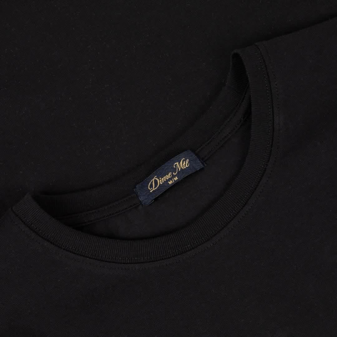 Dime MTL Classic Small Logo Tee – Black