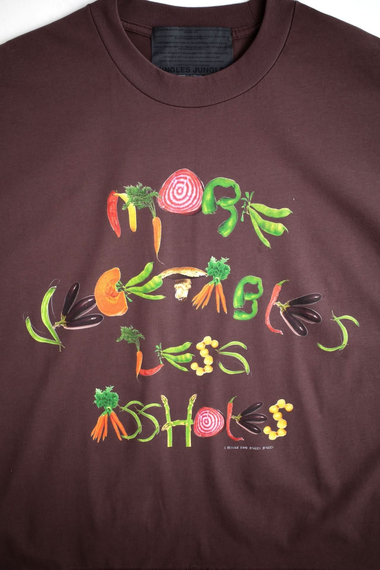 Jungles Jungles More Vegetables Tee – Brown