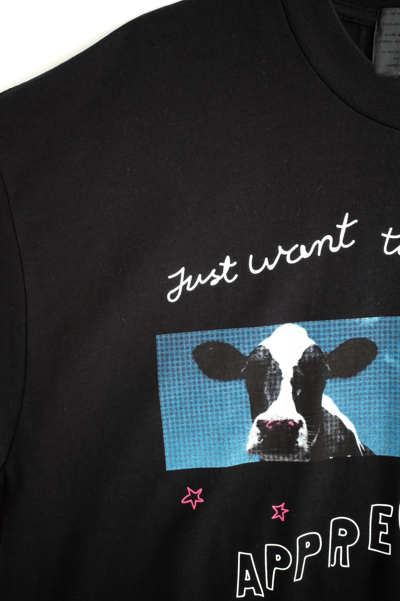 Jungles Jungles Cow Appreciation Tee – Black