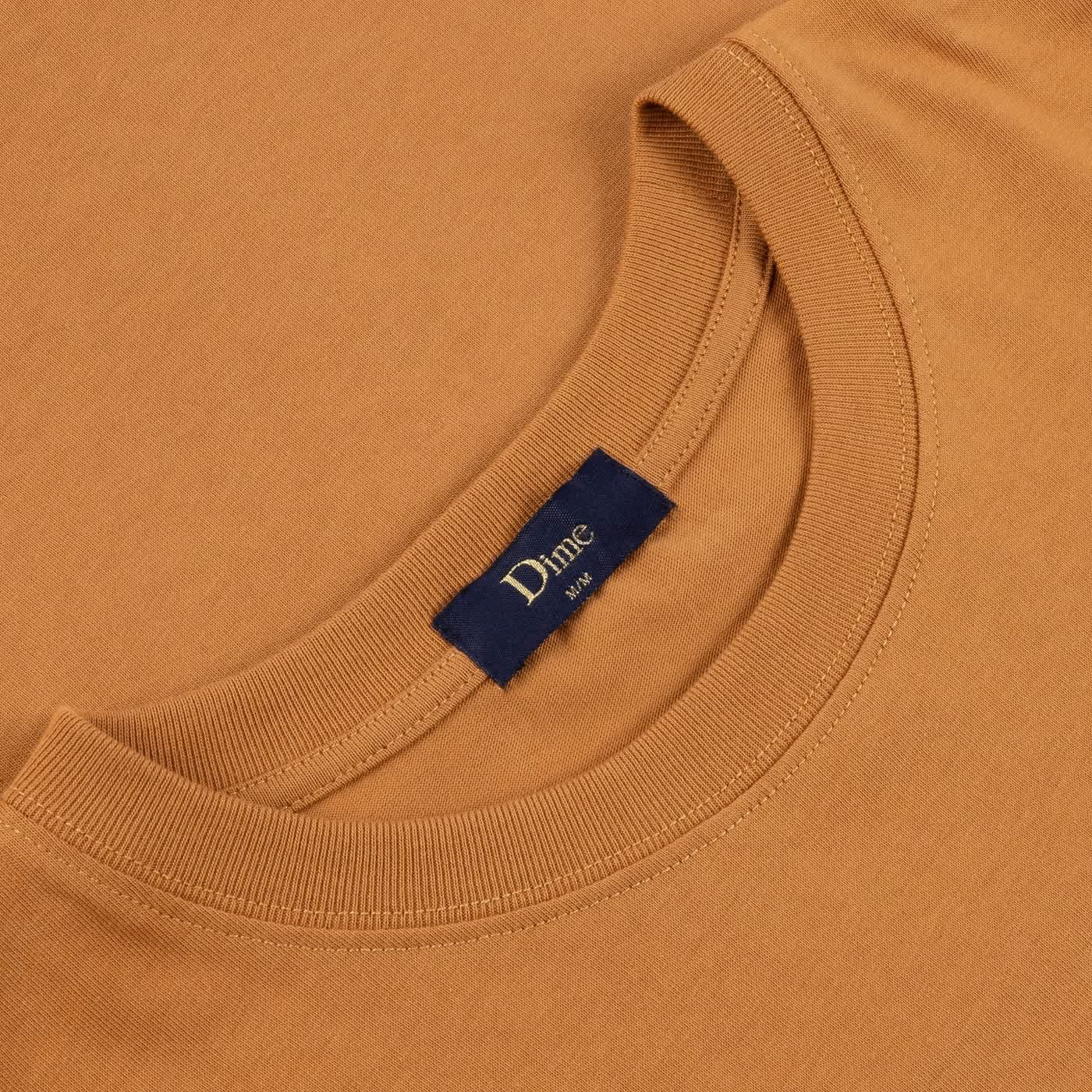 Dime MTL Small Logo Tee – Almond