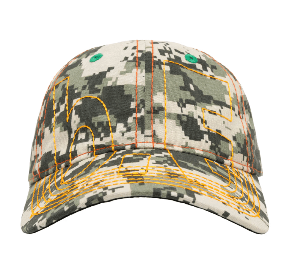 b.Eautiful Vapor 6 Panel Hat – Cala Digicamo / Orange