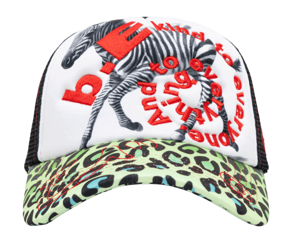 b.Eautiful Bi Foam Trucker Hat – Baby Zebra