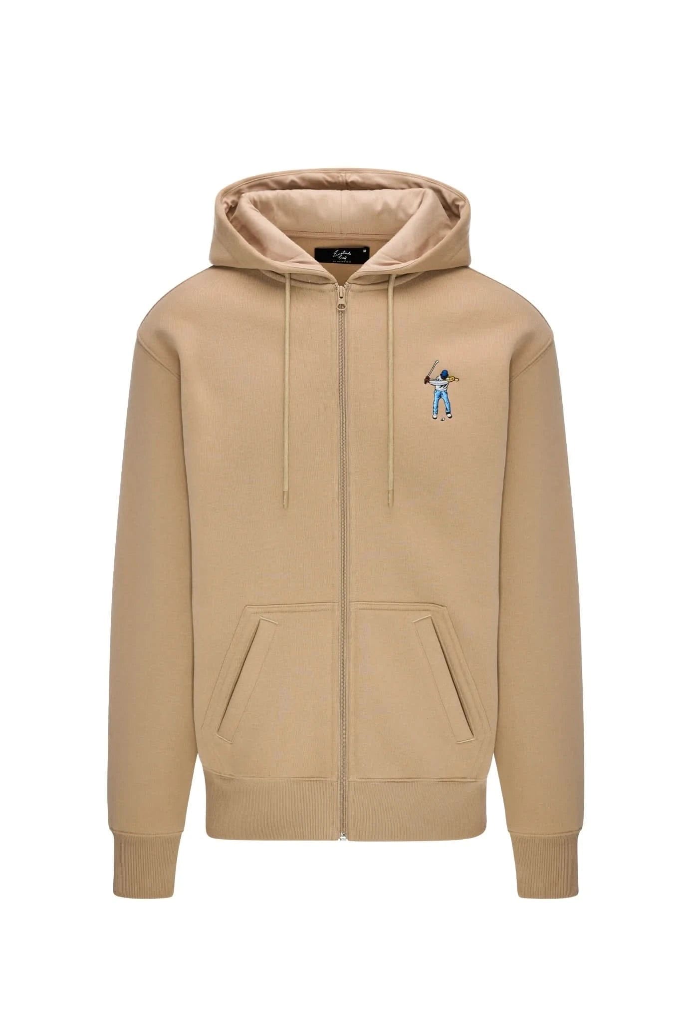Eastside Golf Swingman Full Zip Hoodie – Taupe