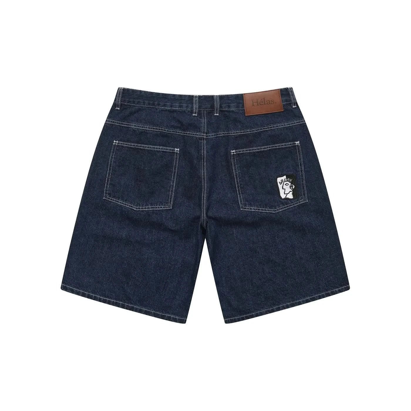 Helas Dieu Grec Jean Shorts – Washed Navy