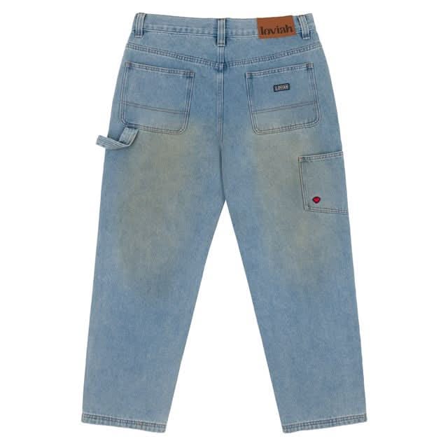 Loviah Work Denim Pant – Bleach Fade
