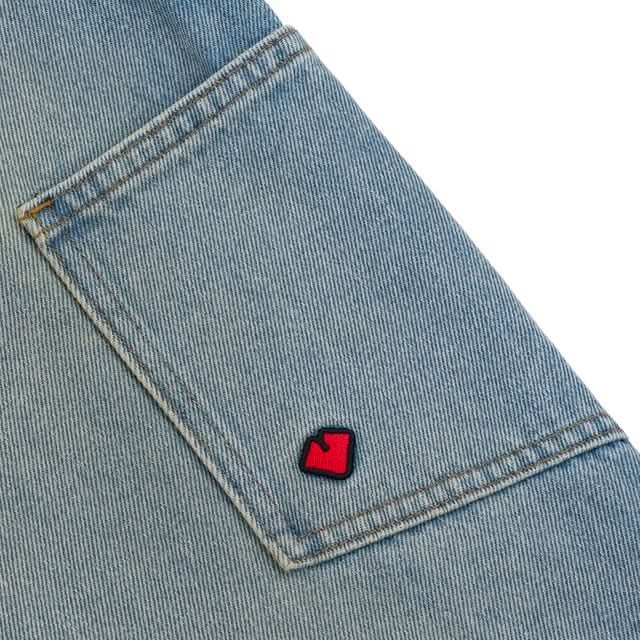 Loviah Work Denim Pant – Bleach Fade
