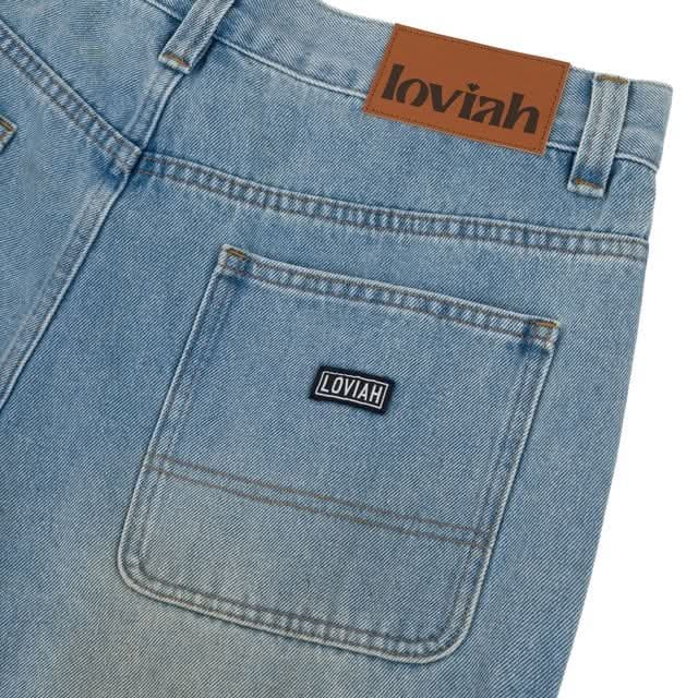 Loviah Work Denim Pant – Bleach Fade
