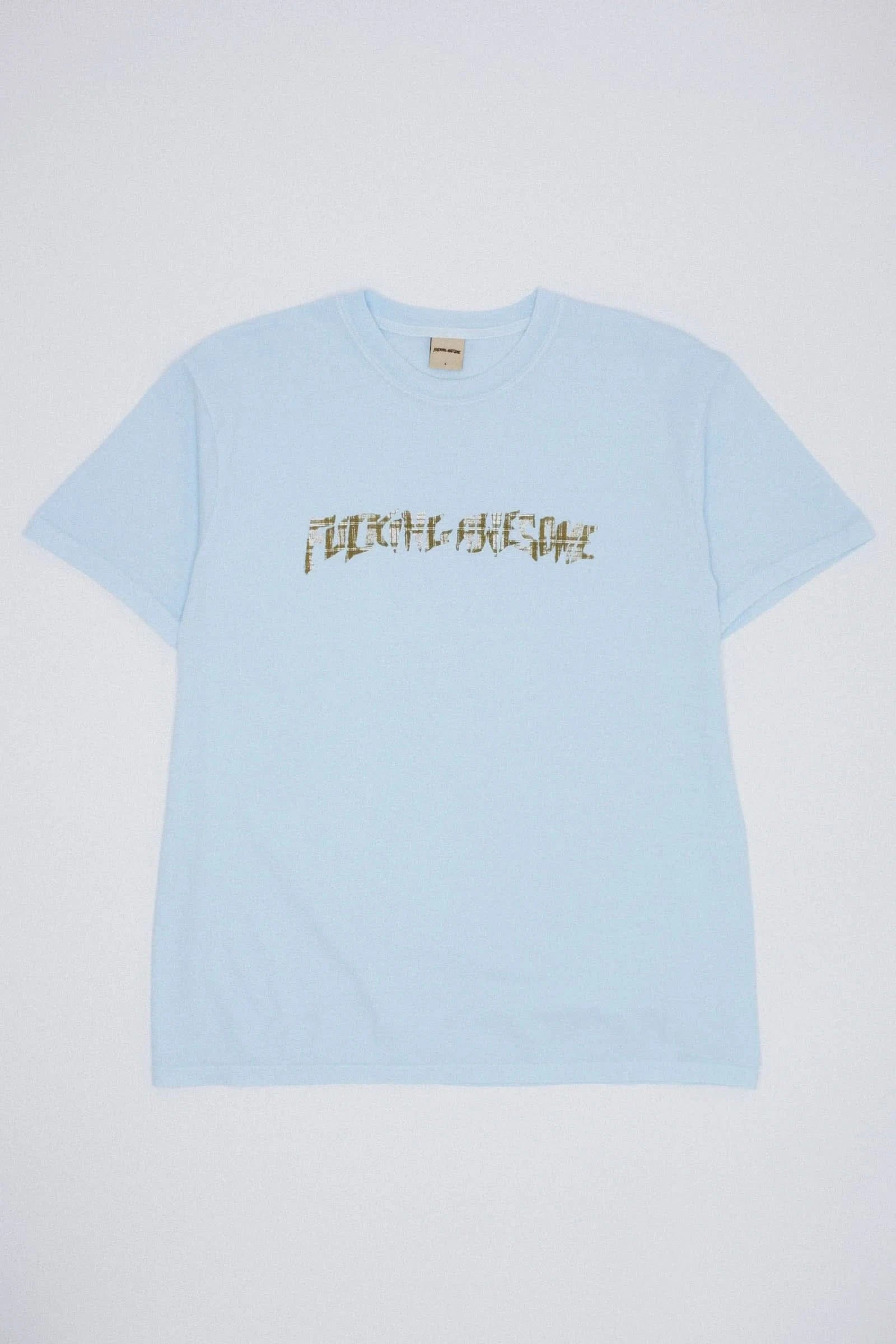 FA Plaid Photo Copy Tee – Blue