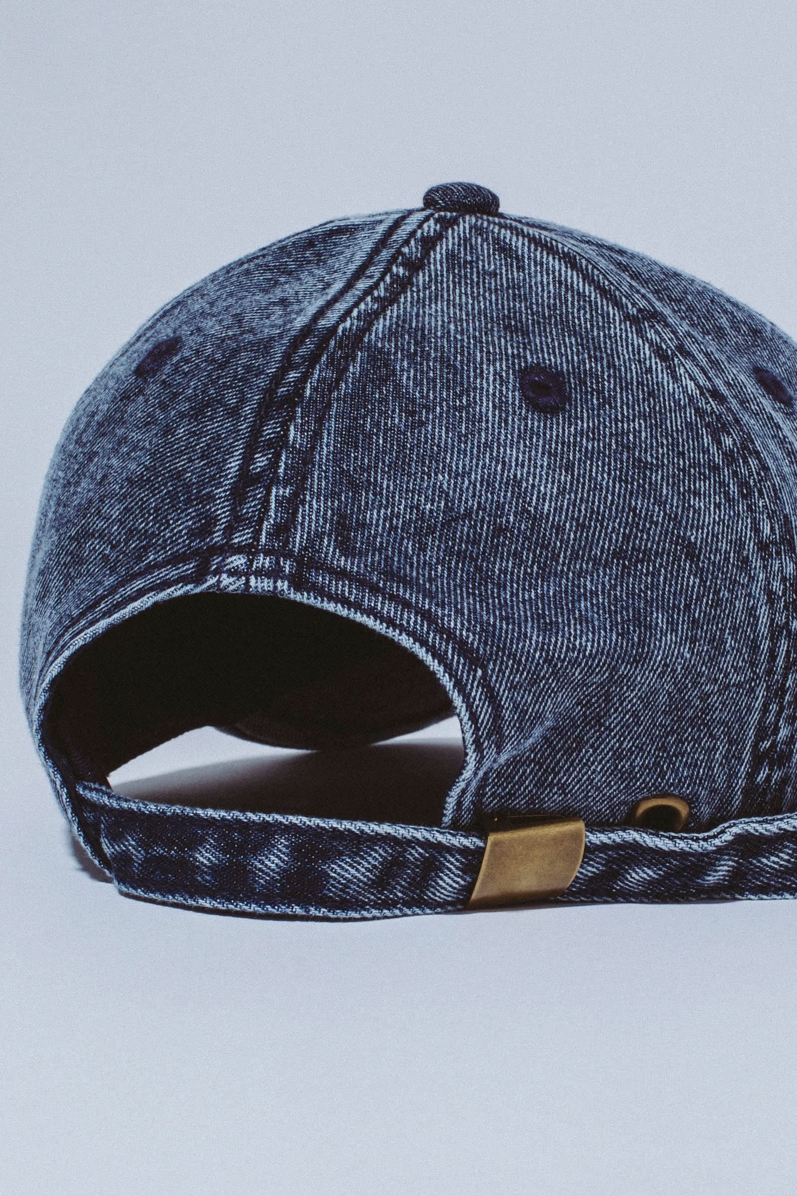 FA Three Spiral Denim 6 Panel Hat