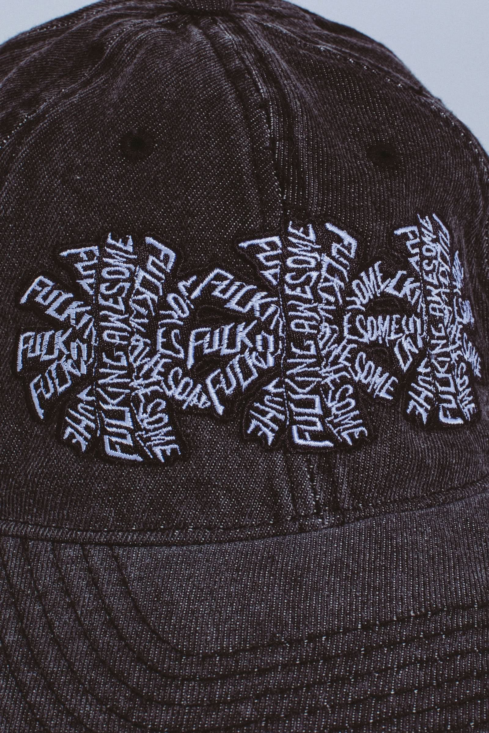 FA Three Spiral Denim 6 Panel Hat