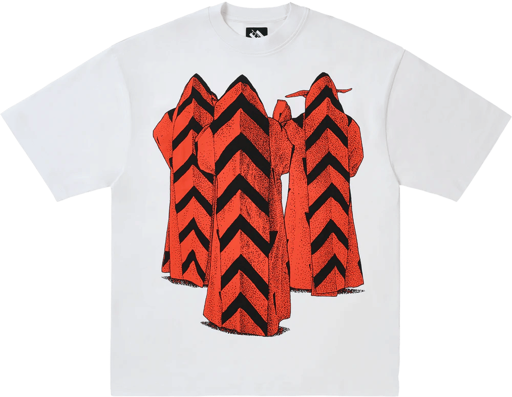 The Trilogy Tapes Chevron Brethren T-Shirt White