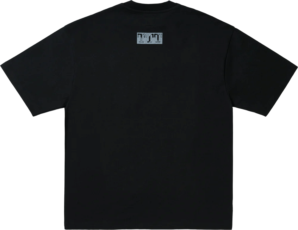 The Trilogy Tapes Combo Chevron T-Shirt Black