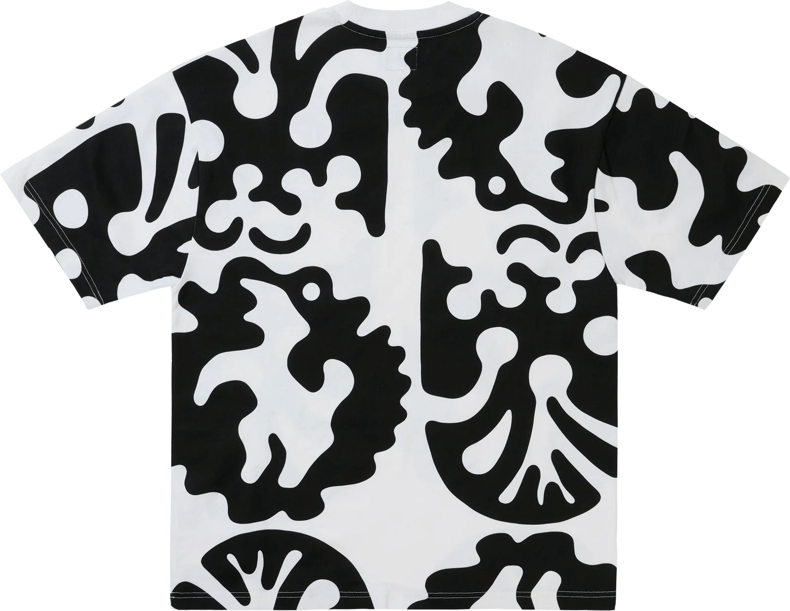 The Trilogy Tapes Clogged Bear T-Shirt Black White