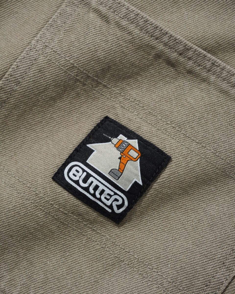 Butter Goods Work Shorts Grey