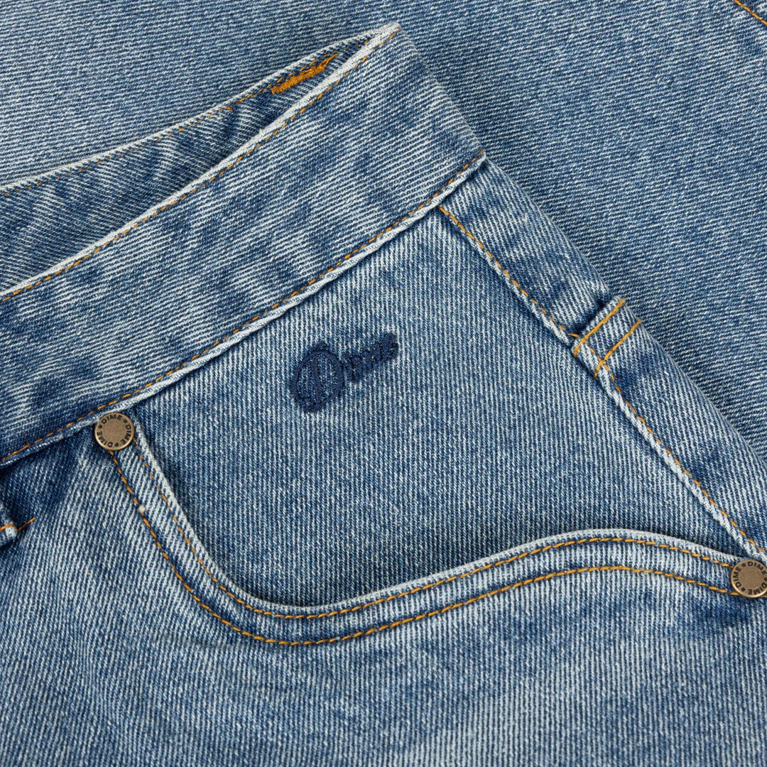 Dime MTL Classic Dime Shorts Sandblasted Indigo