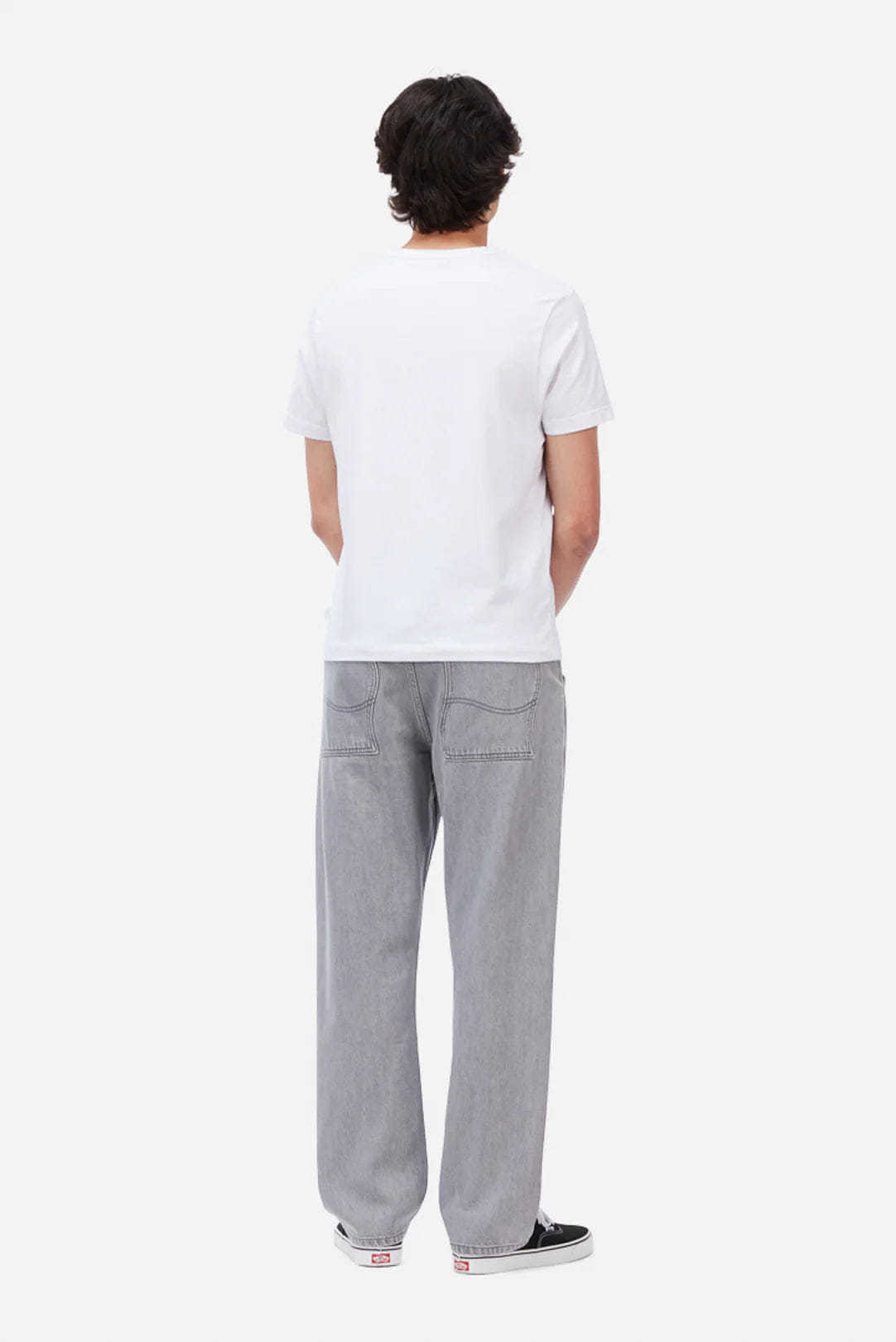 Dime MTL Straight Denim Pants Grey Washed Denim