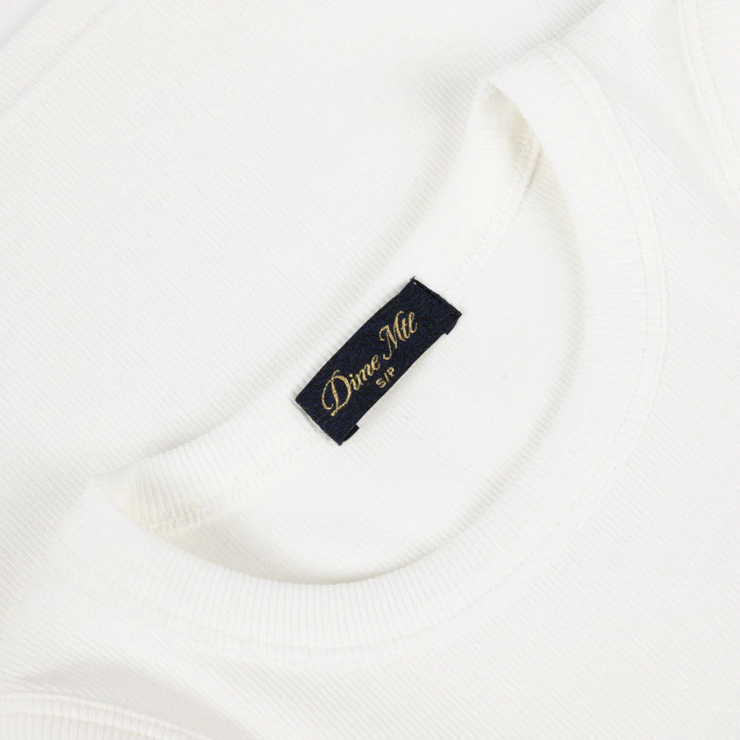 Dime MTL Classic Rib Tank Top Off White