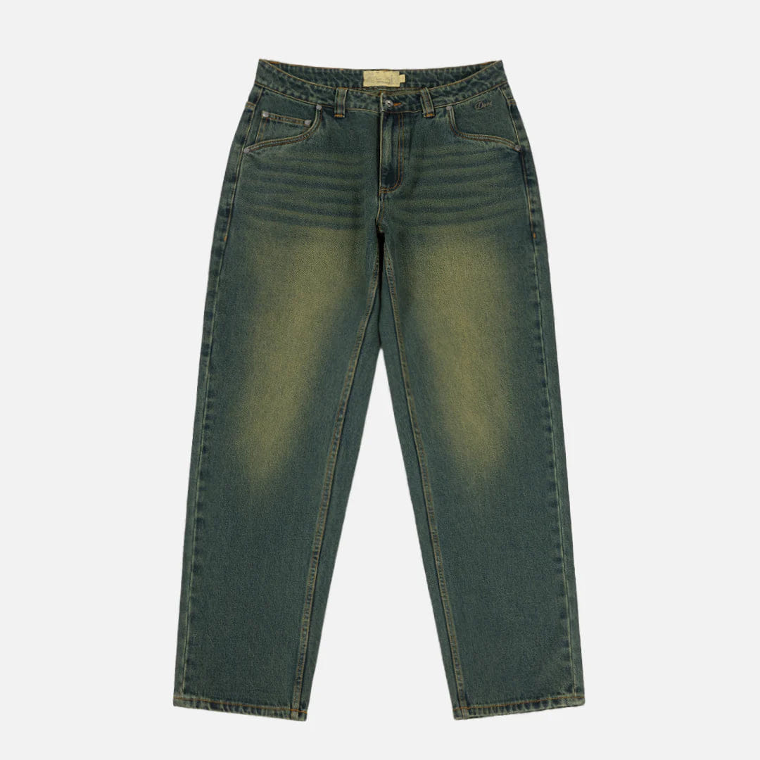 Dime MTL Relaxed Denim Pants Sandblasted Pine