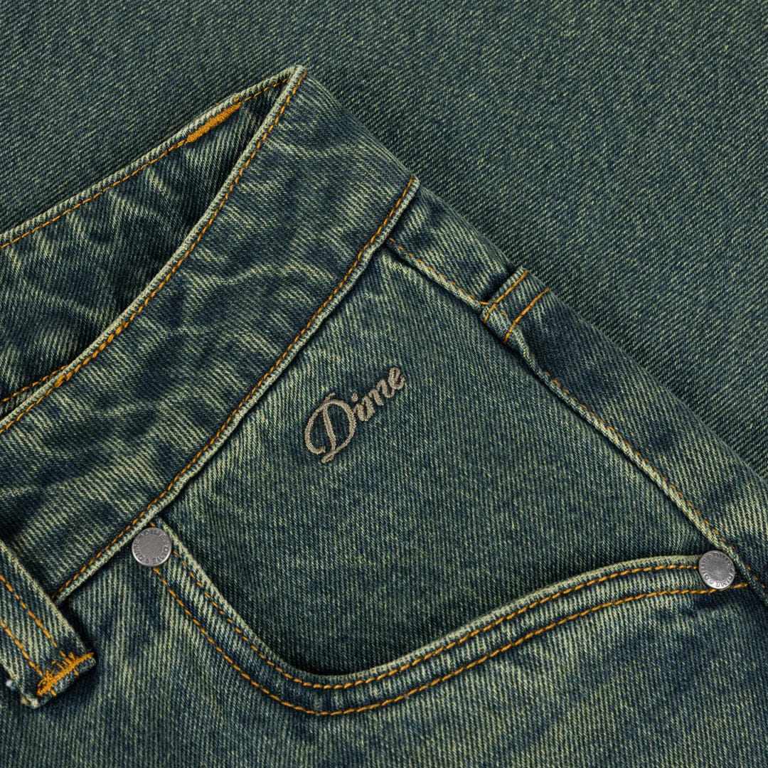 Dime MTL Relaxed Denim Pants Sandblasted Pine