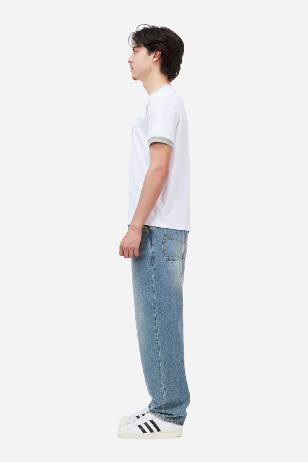 Dime MTL Arch Ringer T-Shirt White
