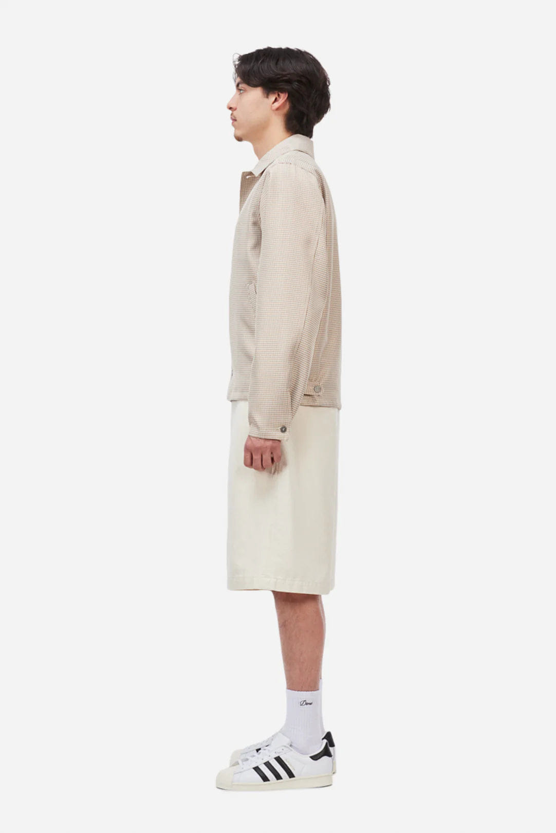 Dime MTL Houndstooth Jacket Beige