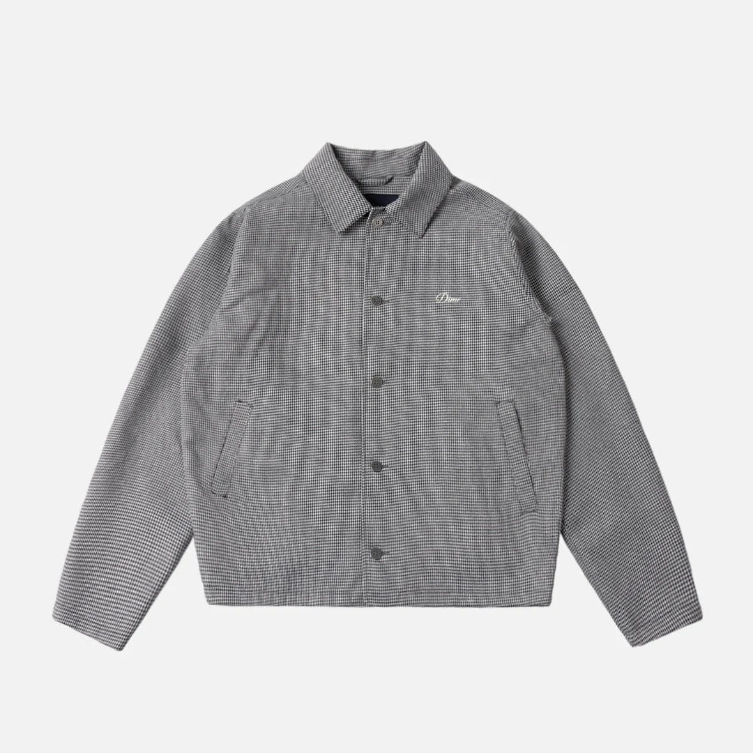 Dime MTL Houndstooth Jacket Grey