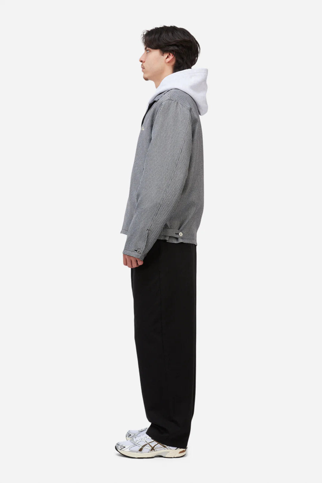 Dime MTL Houndstooth Jacket Grey