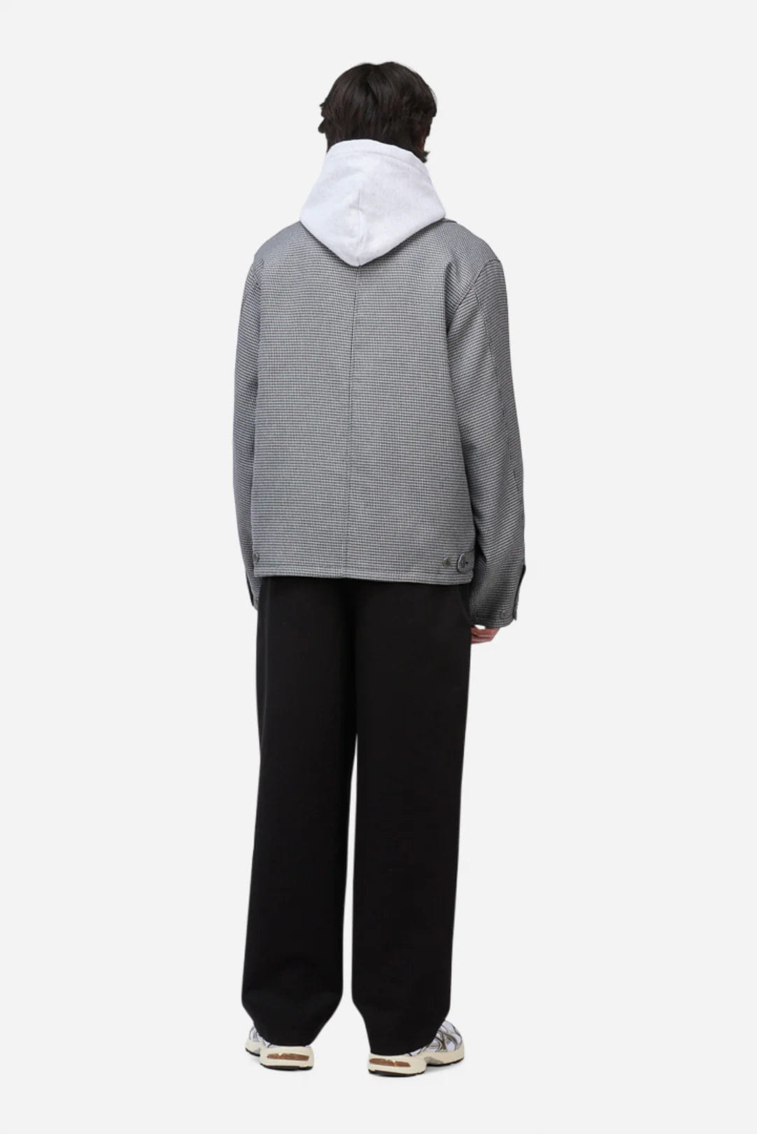 Dime MTL Houndstooth Jacket Grey