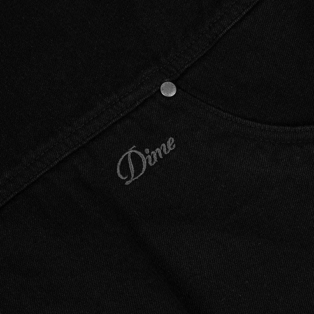 Dime MTL Hooded Denim Jacket Black