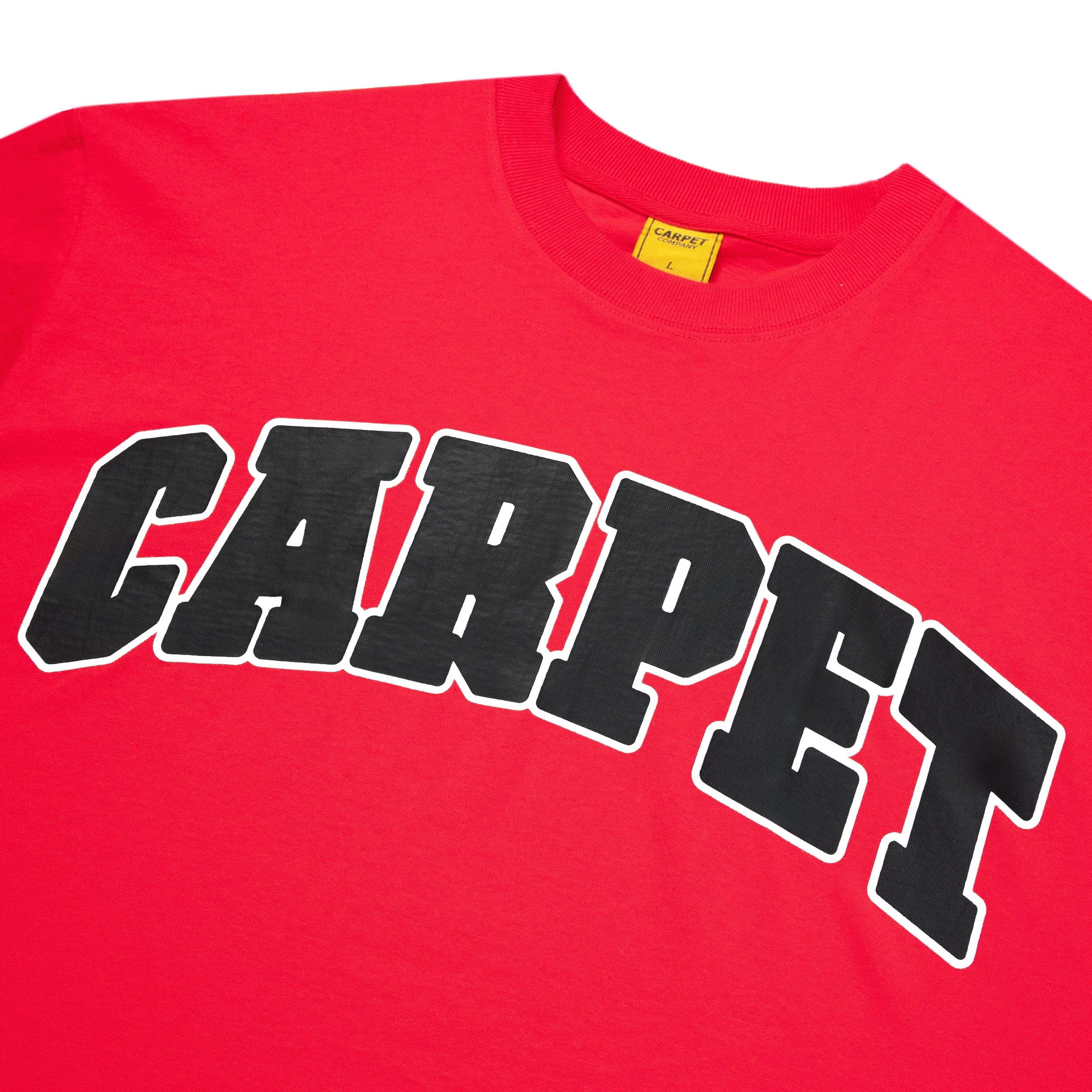 Carpet Company Varsity Tee Red