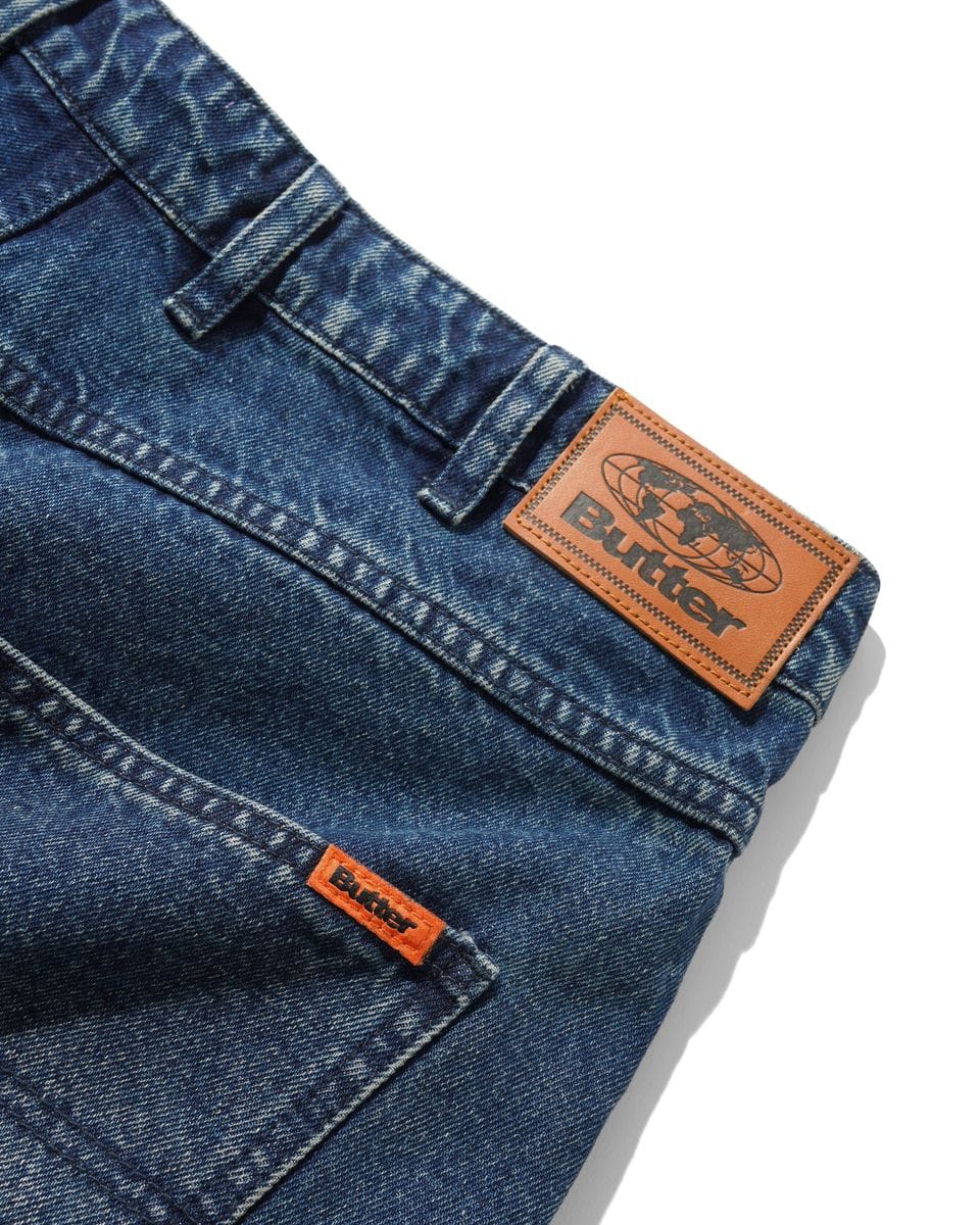 Butter Goods Baggy Denim Shorts Vintage Indigo