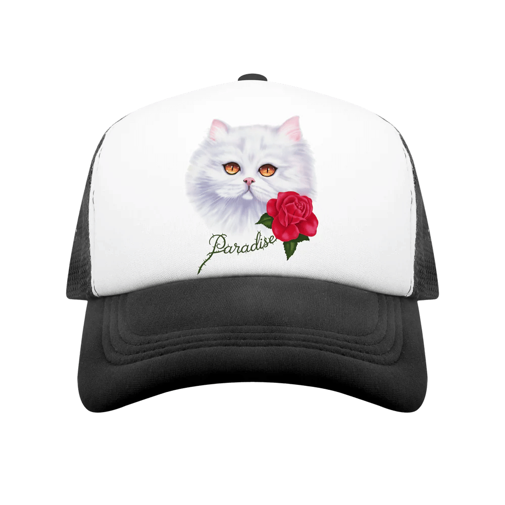 Paradise NYC PURRADISE Trucker Hat Black