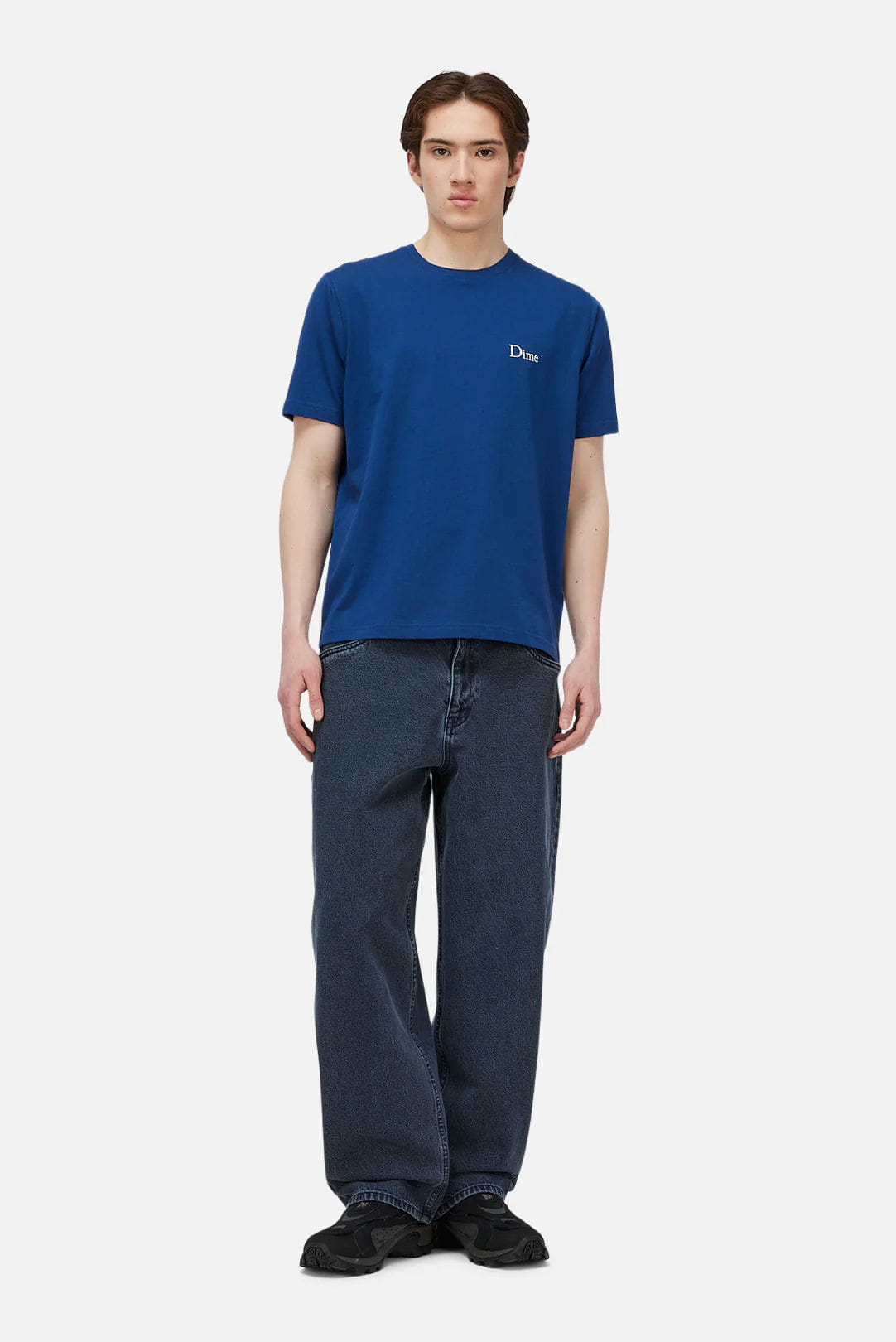 Dime MTL Classic Small Logo Tee Navy